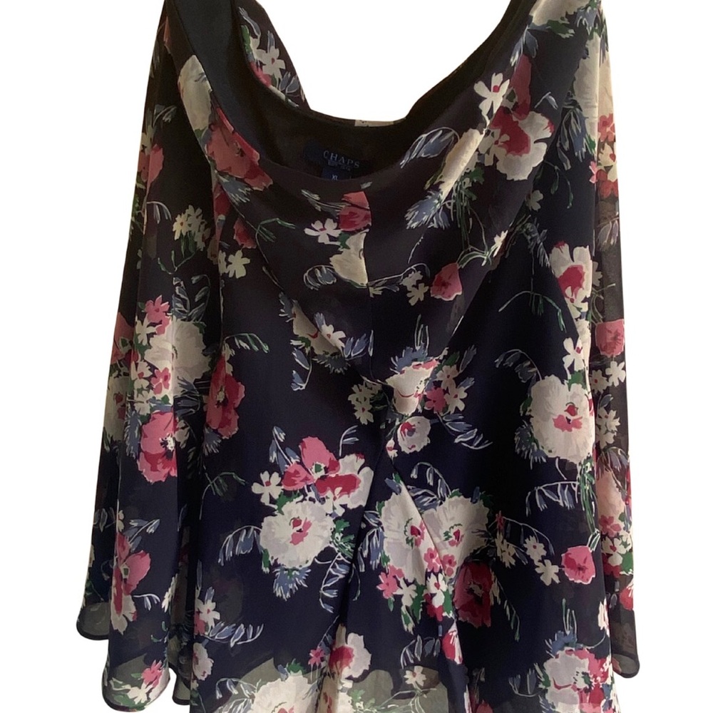 Ralph Lauren Black floral print skirt